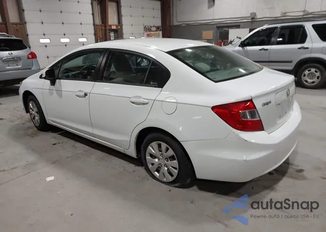 2012 Honda Civic Lx z USA, uszkodzony, nr VIN 2HGFB2F50CH315823